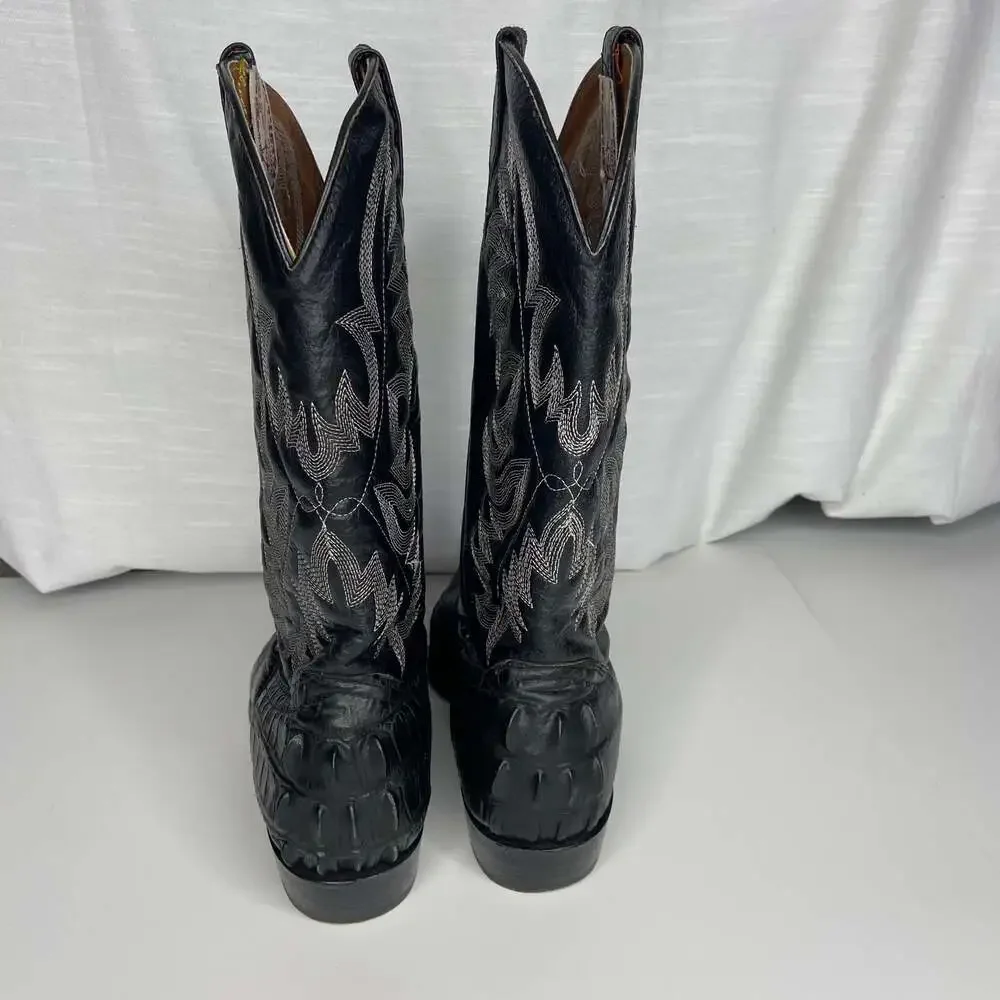 Vintage La Cabaña West Cowhide Vaqueros Boots